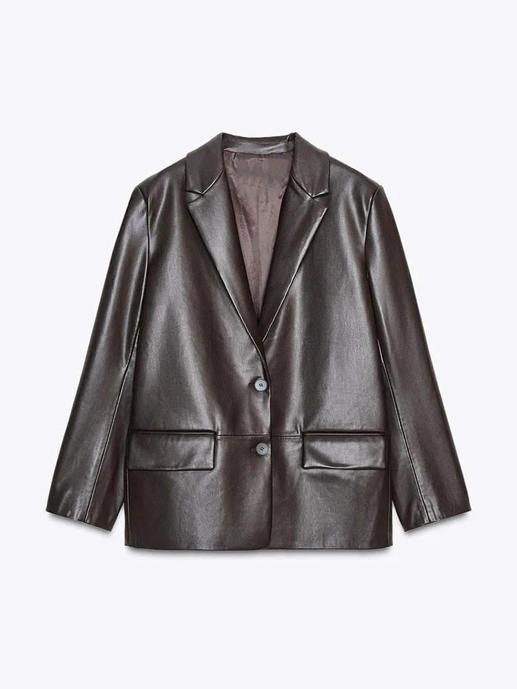 Blazer in pelle vegana Ryza