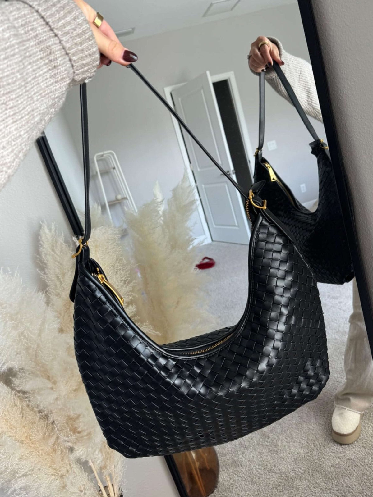 Borsa tote intrecciata Scarlett