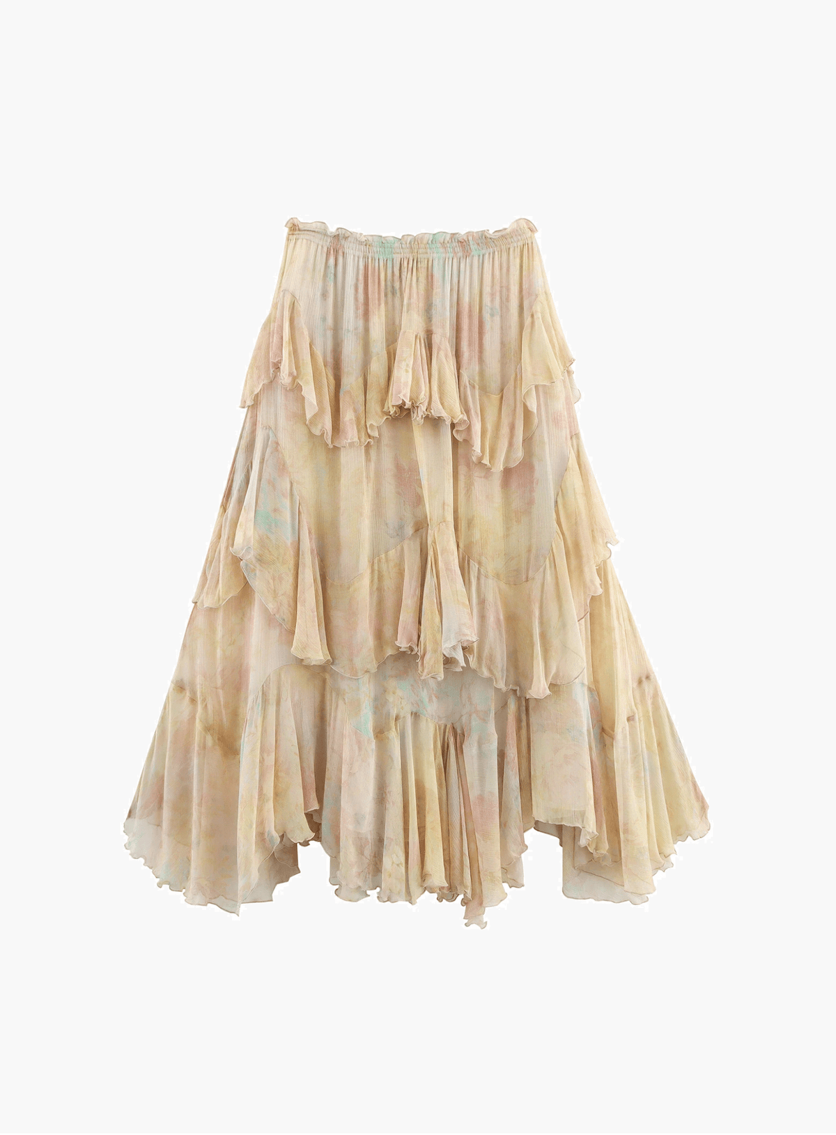 Gonna lunga Serena in stile boho a balze