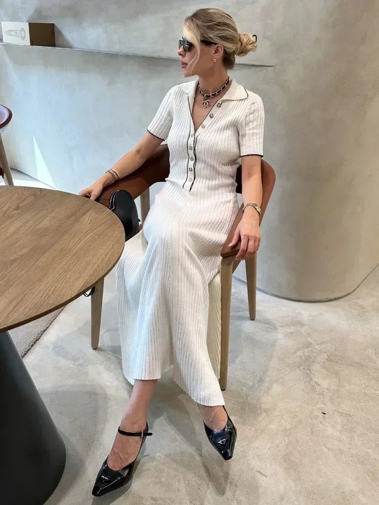 Abito in maglia tricot Serena