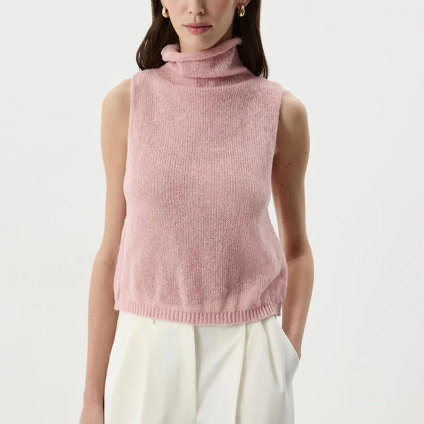 Maglione oversize trasparente con cut-out