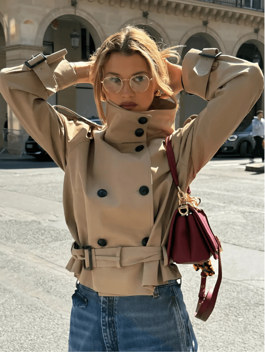 Trench corto Sofie