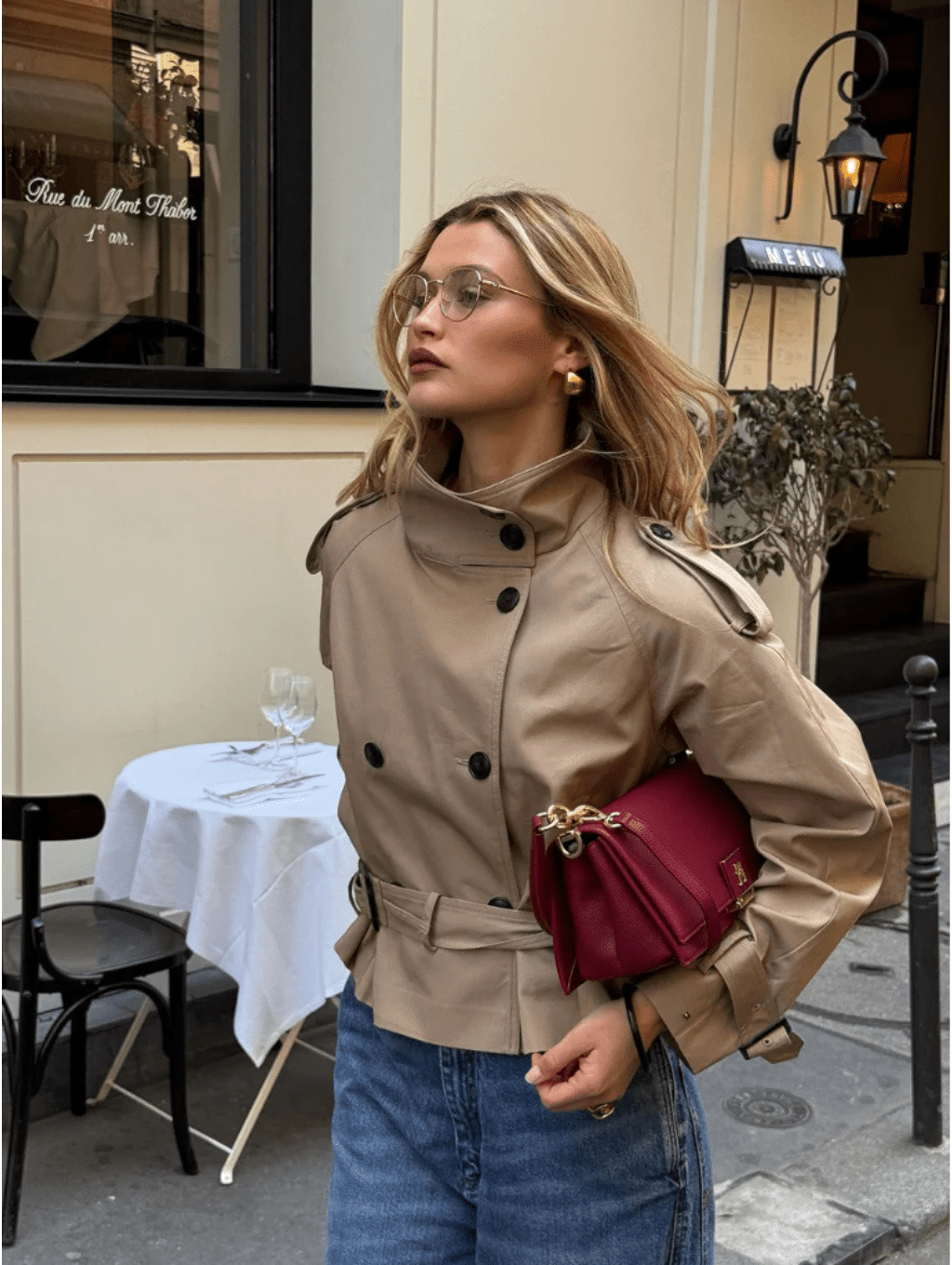 Trench corto Sofie
