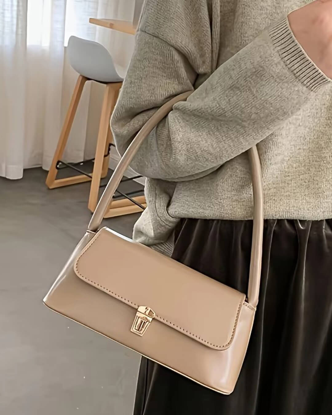 Borsa a spalla in pelle Tally