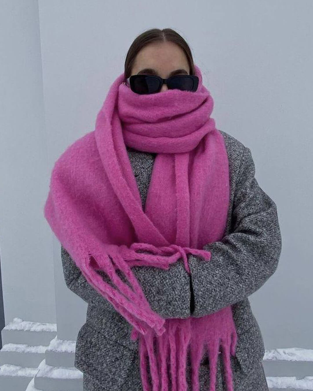 Tanya Sciarpa invernale con frange