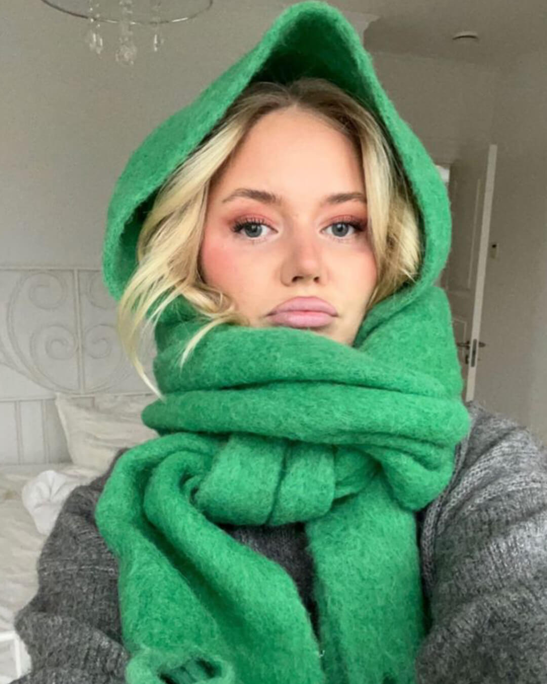 Tanya Sciarpa invernale con frange