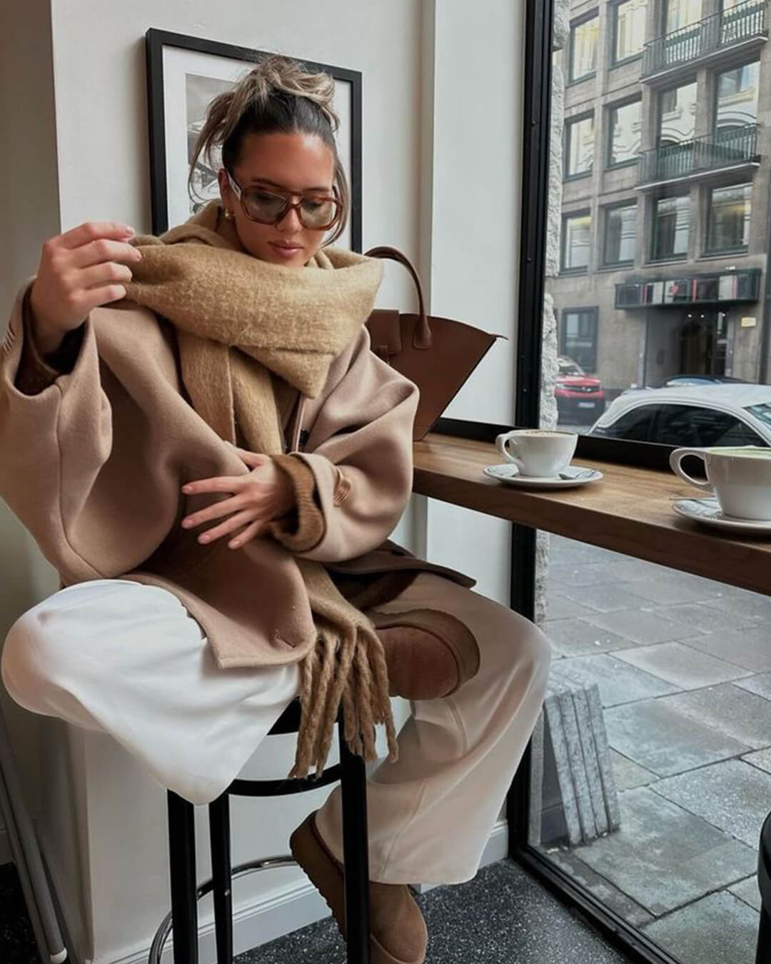 Tanya Sciarpa invernale con frange