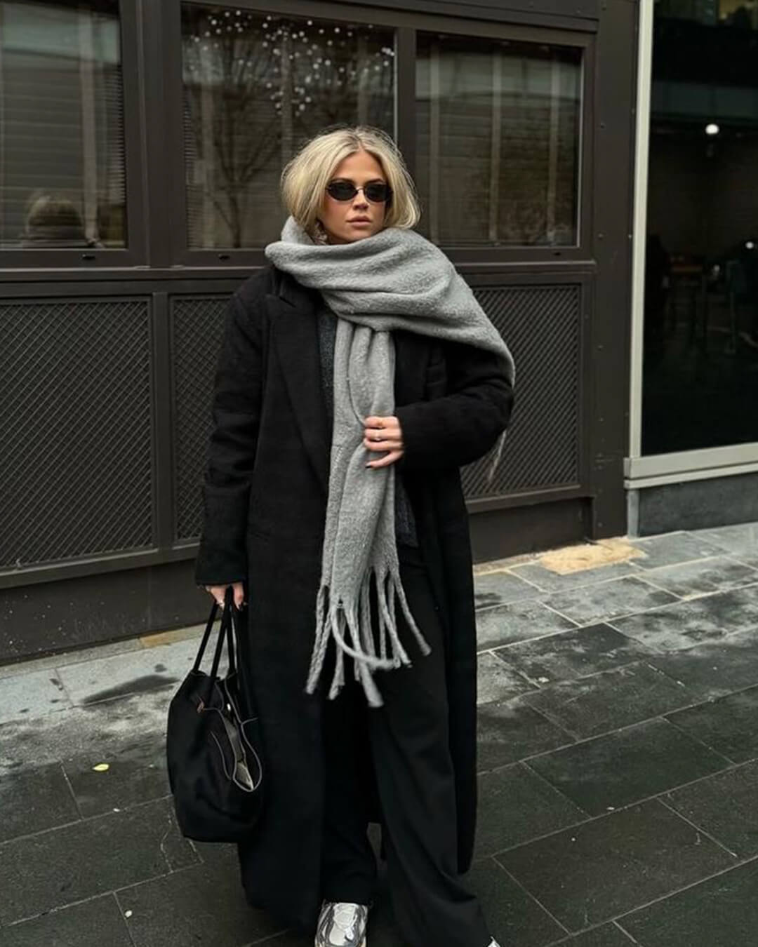 Tanya Sciarpa invernale con frange