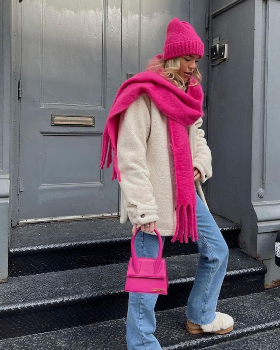 Tanya Sciarpa invernale con frange
