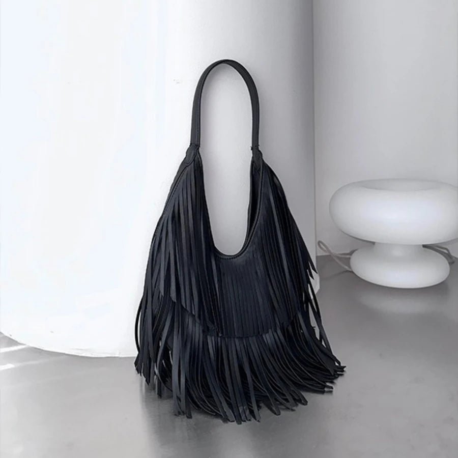 Borsa hobo con frange Tatiana