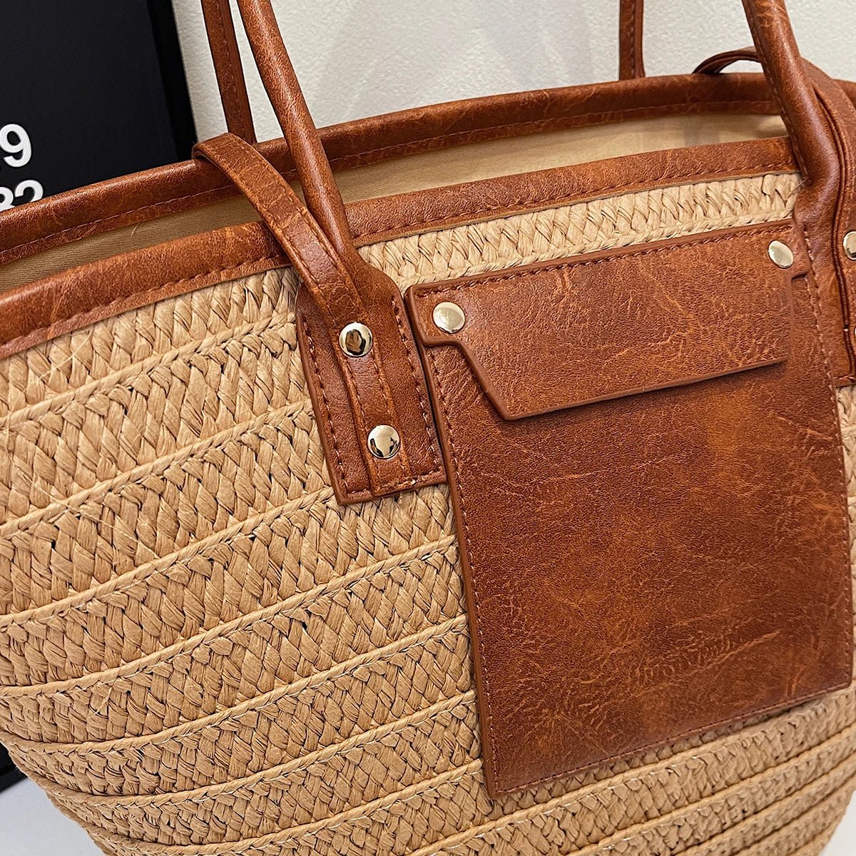 Borsa tote a spalla Tineke in tessuto