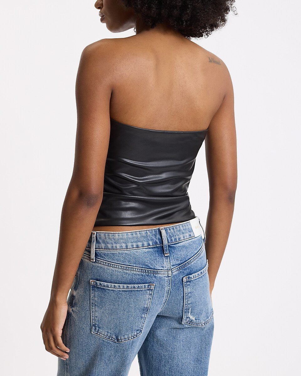 Top in ecopelle Yassi