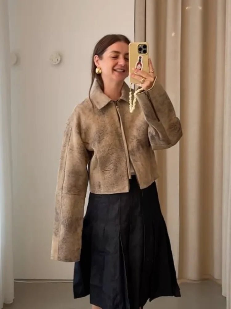 Bomber Ziva con effetto tie-dye